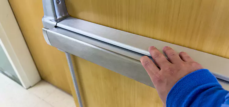 Installing a Push Bar on a Door Wildwood